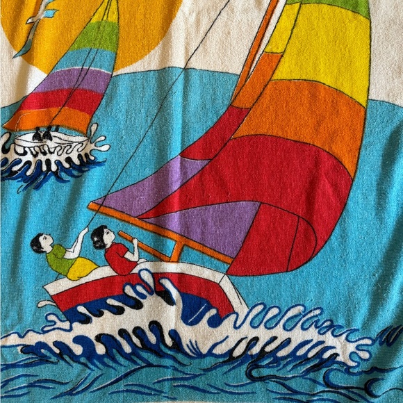 Vintage beach towel - Picture 2 of 8
